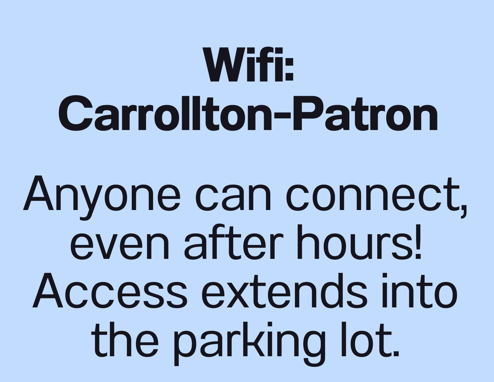 Carrollton Wifi